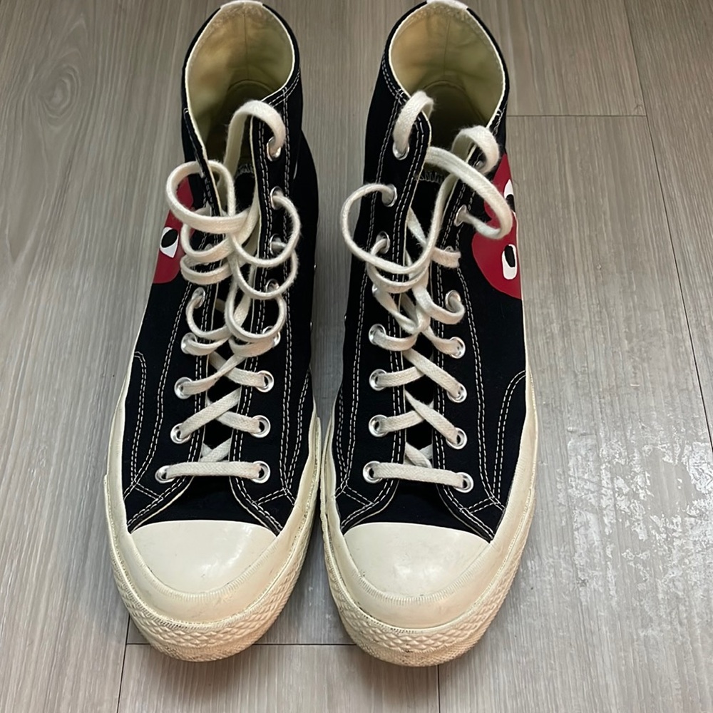 Comme des garcon high top converse colab